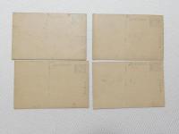 1000615■戦前 絵葉書■京都名勝　智恩院 東本願寺 円山公園 京都御所 4枚