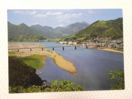 1000624■戦前 絵葉書■新宮市　丹鶴城趾より熊野川上流を望む 熊野路