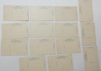 1000633■戦前 絵葉書■和歌山県　高野山御供所 奥之院御廟 骨堂 金剛峯寺玄関 　萬燈堂 高野山大門 一切経堂 不動堂 西塔 六角 14枚