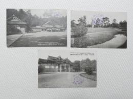 1000641■戦前 絵葉書■大社教会 大社神宛 3枚