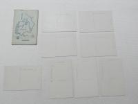 1000656■戦前 絵葉書■高知県　龍河洞の奇勝 8枚 袋つき