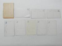 1000663■戦前 絵葉書■三重県　香落渓 8枚 袋つき