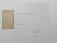 1000665■戦前 絵葉書■上高地麗観 6枚　袋つき 河童橋 他