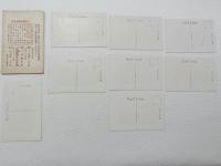 1000666■戦前 絵葉書■高野山 霊跡 8枚　袋つき 総本山金剛峰寺全景 霊宝館 大門の景 金堂