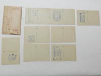 1000667■戦前 絵葉書■中部山岳 燕岳雄観 8枚　袋つき 日本アルプス