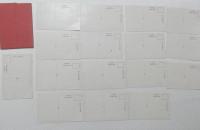 1000671■戦前 絵葉書■奈良県　畝傍 橿原十六景 16枚 袋付 橿原神宮 久米寺 天の香久山 耳成山 他