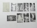 1000674■戦前 絵葉書■日本百景 木曽田立ノ瀧 8枚　袋つき
