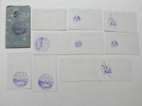 1000689■戦前 絵葉書■順徳帝御遺蹟 10枚 袋つき