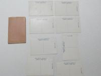 1000694■戦前 絵葉書■裏日本勝地 東尋坊風景 其1～其8 セット 袋つき