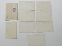 1000697■戦前 絵葉書■和歌山県 新和歌浦 8枚　袋つき 袋少破れ (舟　船)　