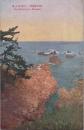 1000730■戦前 絵葉書■兵庫県　城の崎風景 日和山の景