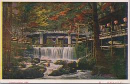 1000780■戦前 絵葉書■滋賀県　近江日吉神社 瀧