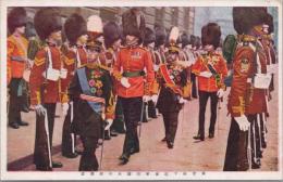 1000942■戦前 絵葉書■ 東宮殿下近衛軍御閲兵の御英姿