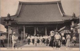 1000984■戦前 絵葉書■東京名所　浅草寺　写真版（人多数 ファッション ワンピース　女性 男性　鞄　スカート レトロ)