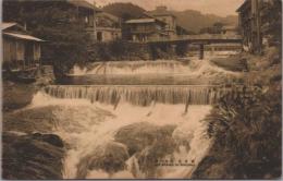 1001003■戦前 絵葉書■静岡 伊豆修善寺名所 白糸の瀧 (家　橋)