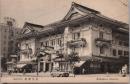 1001021■戦前 絵葉書■東京名所　歌舞伎座  写真版 (レトロカー 自動車)