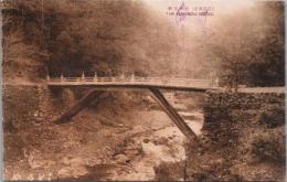 1001056■戦前 絵葉書■三尾風景 槇の尾橋