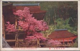 1001081■戦前 絵葉書■京都府　清水寺地圭ノ橋