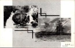 1001100■戦前 絵葉書■栃木県 日光 龍頭瀧　戦場ヶ原