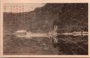 1001112■戦前 絵葉書■関西線島ヶ原駅近く水れいろうの夢絃峡（観光船）