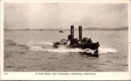 1001167■戦前 絵葉書■海外 ボート A Picket Boat　