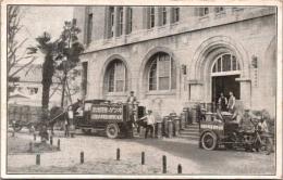 1001276■戦前 絵葉書■ホンゲー無煙魂炭　東洋無煙炭株式会社　裏白地 (企業　レトロカー レトロバイク 馬車)　