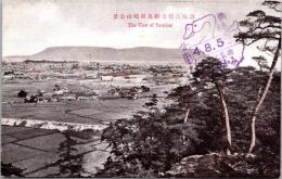 1001380■戦前 絵葉書■香川　讃岐　高松市街及屋島山全景