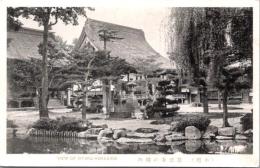 1001421■戦前 絵葉書■北海道 小樽 龍徳寺の境内
