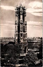 1001469■戦前 絵葉書■PARIS La Tour Saint-Jacques Aaint James' Tower　海外 外国　