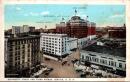1001471■戦前 絵葉書■UNIVERSITY STREET AND AVENUE SEATTLE U.S.A　裏白地(建物 ビル)海外 gaikoku
