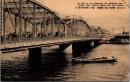 1001537■戦前 絵葉書■大東京　隅田川に架る両国橋（橋　舟）