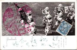 1001609■戦前 絵葉書■徳島 阿波踊　阿波ホテル印　エンタイア