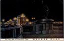 1001618■戦前 絵葉書■月夜の大阪　難波橋の夜景