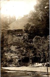 1001709■戦前 絵葉書■神奈川　鎌倉　長谷の観音