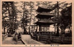 1001808■戦前 絵葉書■愛知 豊川　三重之塔