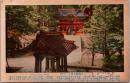1001969■戦前 絵葉書■栃木県　日光　三代廟御水屋と二天門