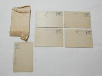 2000011●戦前　絵葉書●高野山絵葉書 善賢院 5枚　袋つき  袋破れあり　