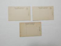 2000037●戦前　絵葉書●江ノ島　相州江ノ島　浅橋と片瀬 海岸の朝霧 3枚