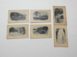 2000053●戦前　絵葉書●木曽八景色　徳音寺 駒ヶ嶽 他 6枚 ヤケ・シミ