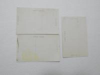 2000071●戦前　絵葉書●アート・画 第五回文部省美術展覧会  戸田浩堂氏 加畑桃僊氏　高崎?輔氏 3枚