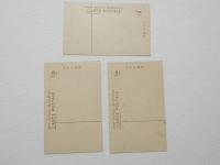 2000082●戦前　絵葉書●伊勢太廟太々神楽 伊勢宮川筏流し 四十口経十二尹主砲 3枚