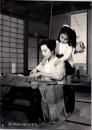 10021■映画　スチール写真 ■1961　女家族　三益愛子　新珠三千代　久我美子　黛ひかる　　15.5cm×11cm　　