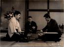 10048■映画　スチール写真 ■王将　三国連太郎　村田英雄　勝新太郎 15cm×11cm　