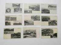 2000099●戦前　絵葉書●日本アルプス　大槍小屋 16枚 袋つき 袋落書き
