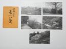 2000118●戦前　絵葉書●花の八景 5枚　袋つき 吉野竹林院群芳園の桜　吉野芳宮址の老桜 吉野藏王堂下道の桜　吉野山の千本