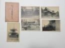2000126●戦前　絵葉書●絵葉書 尾張四観音 笠寺観音　5枚　袋つき　