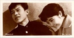 20077■映画　スチール写真 ■黒い指の男　高倉健　佐久間良子 20.5cm×10.5cm