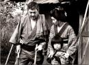 10134■東海テレビ　スチール写真 ■新座頭市物語 勝新太郎　十朱幸代　岡田英次　岸部シロー　横山リエ 16.5cm×12cm 裏面 解説つき