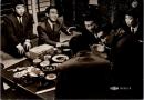 10263■映画　スチール写真 ■現代悪党仁義　宍戸錠　二谷英明　稲野和子　山本陽子　15.5cm×11cm　