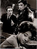 10276■映画　スチール写真 ■拳銃無頼帖　抜き射ちの竜　赤木圭一郎/浅丘ルリ子　15.5cm×11cm　ピン穴